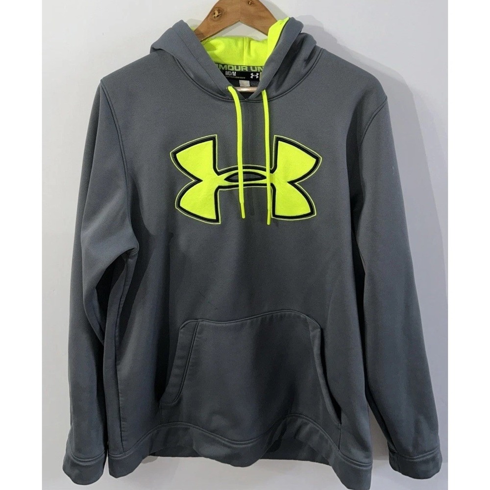 UNDER ARMOUR Storm Pullover Hoodie Hooded Sweatshirt 1241995 Mens M Clean